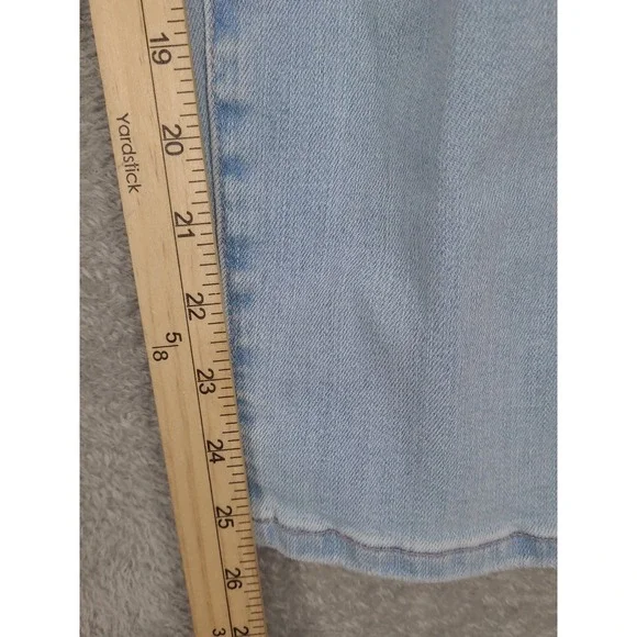 Judy Blue Jeans Womens 16W Blue Boyfriend Fit Distressed High Rise Stretch Rips - Picture 10 of 15